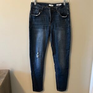 Kenzie Deep Indigo Cropped Jeans